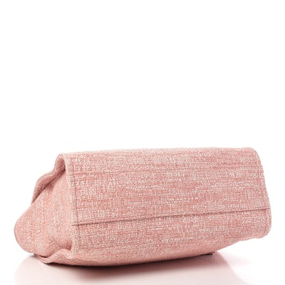 Chanel Canvas Small Deauville Tote Pink 4 of 10