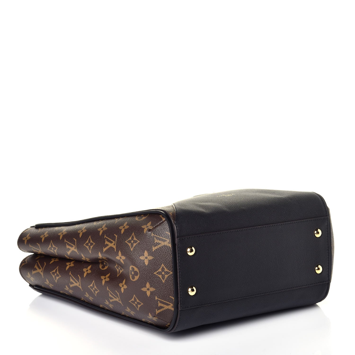 Louis Vuitton Calfskin Monogram Kimono Tote Black 4 of 8