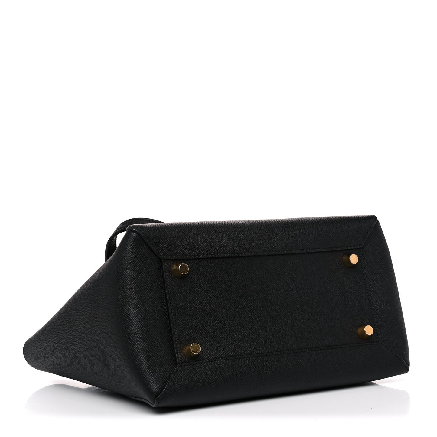Grained Calfskin Mini Belt Bag Black