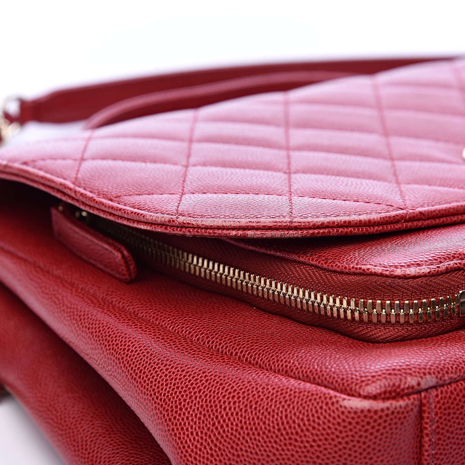 Chanel Caviar Quilted Large Business Affinity Flap Red 9 of 20
