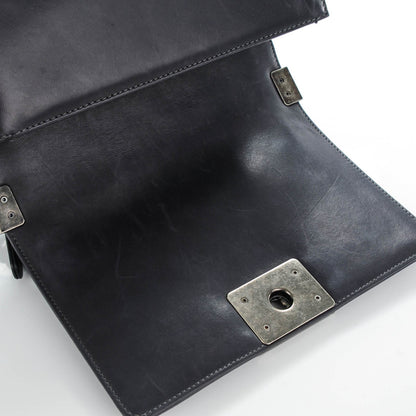 Chanel Lambskin Quilted Small Boy Flap Dark Grey 9 of 9