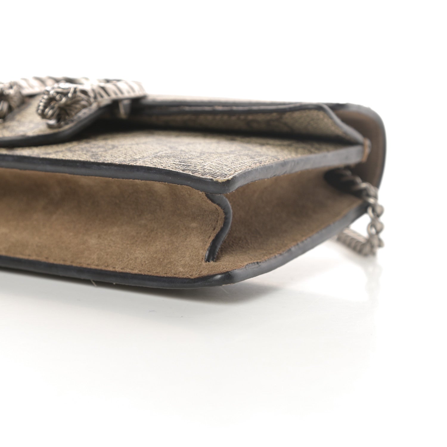Gucci GG Supreme Monogram Super Mini Dionysus Shoulder Bag Taupe 9 of 11
