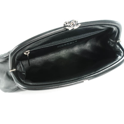Chanel Lambskin Quilted Timeless Clutch Black 5 of 7