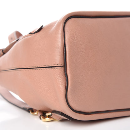 Chloe Suede Calfskin Small Faye Backpack Nougat 9 of 10