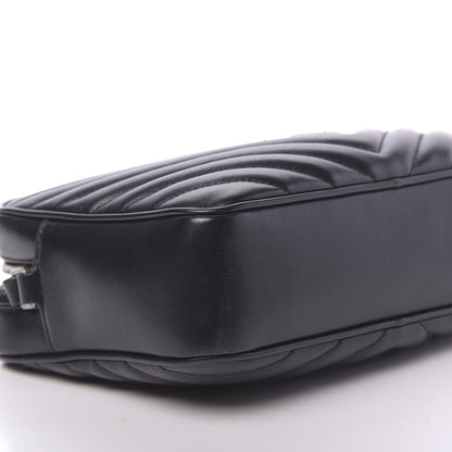 Saint Laurent Calfskin Matelasse Monogram Lou Camera Bag Black 7 of 9