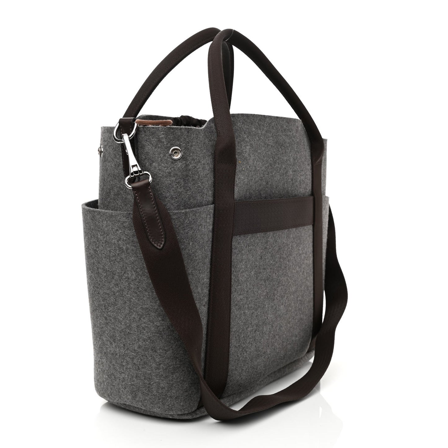 Felt Sac De Pansage Groom Bag Acier