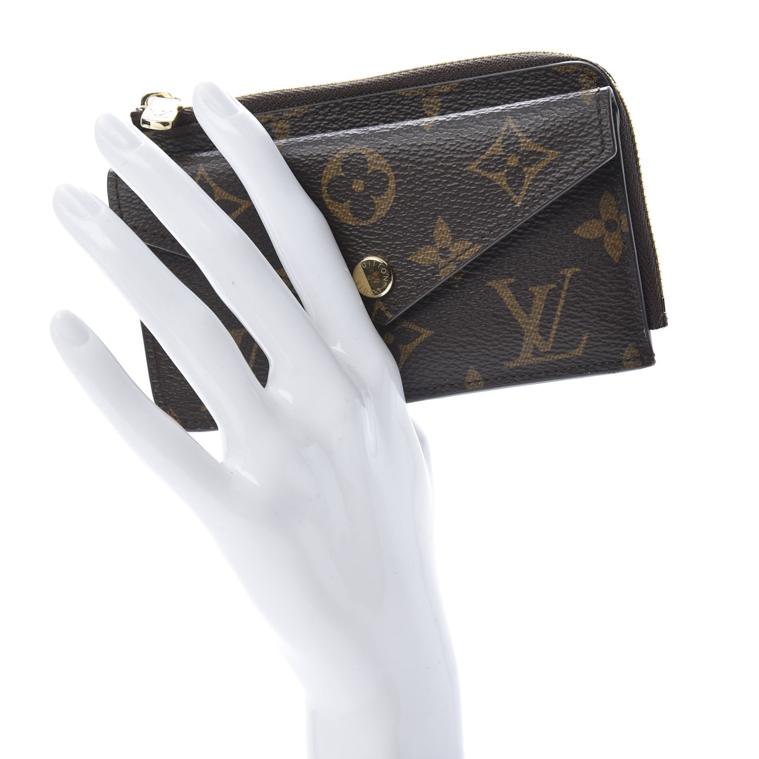 Louis Vuitton Monogram Recto Verso Card Holder Black 2 of 10