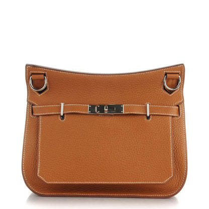 Hermes Taurillon Clemence Jypsiere 28 Gold 1 of 9