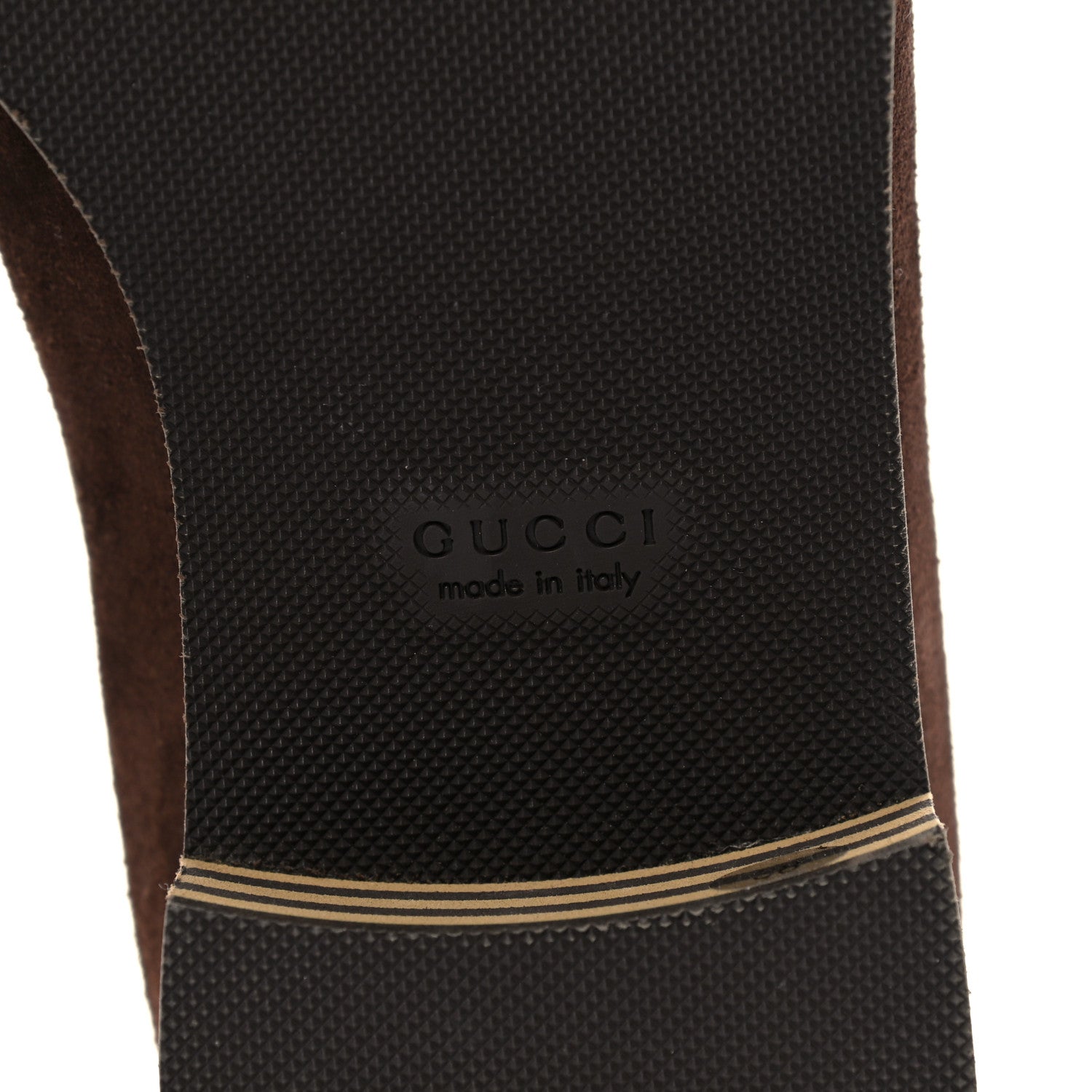 Gucci Velvet GG Monogram Thompson Derby Loafers 38 Vintage Cocoa Brown 7 of 10