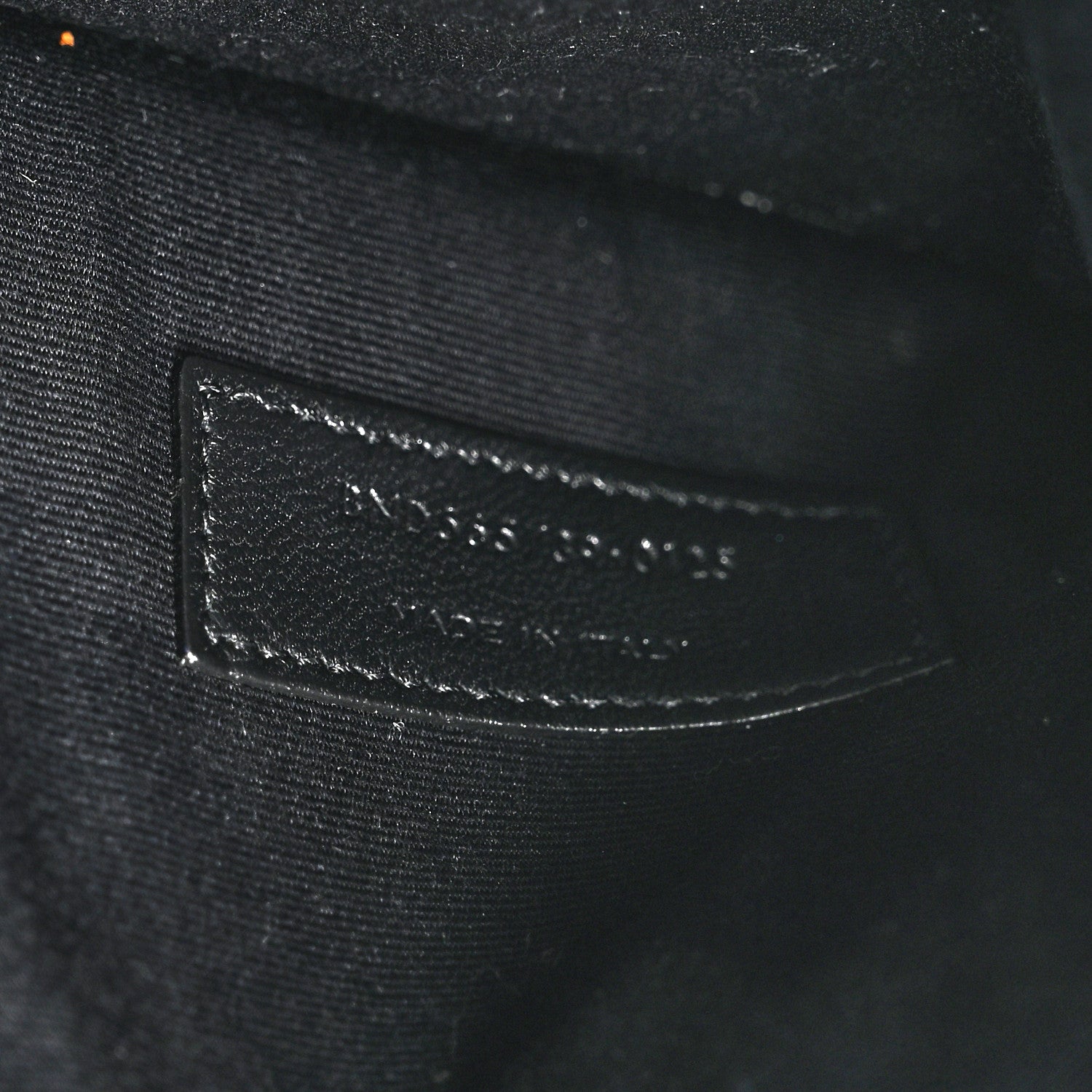 Saint Laurent Grain De Poudre Uptown Pouch Black 7 of 7