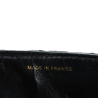 Chanel Canvas Camellia Embroidered Small Double Flap Black 7 of 9