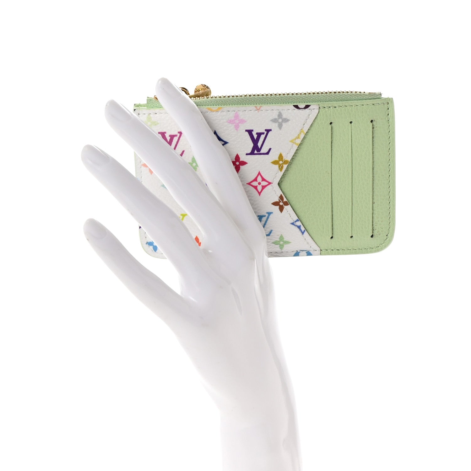 Louis Vuitton LV X TM Monogram Romy Card Holder Green Tea 2 of 7