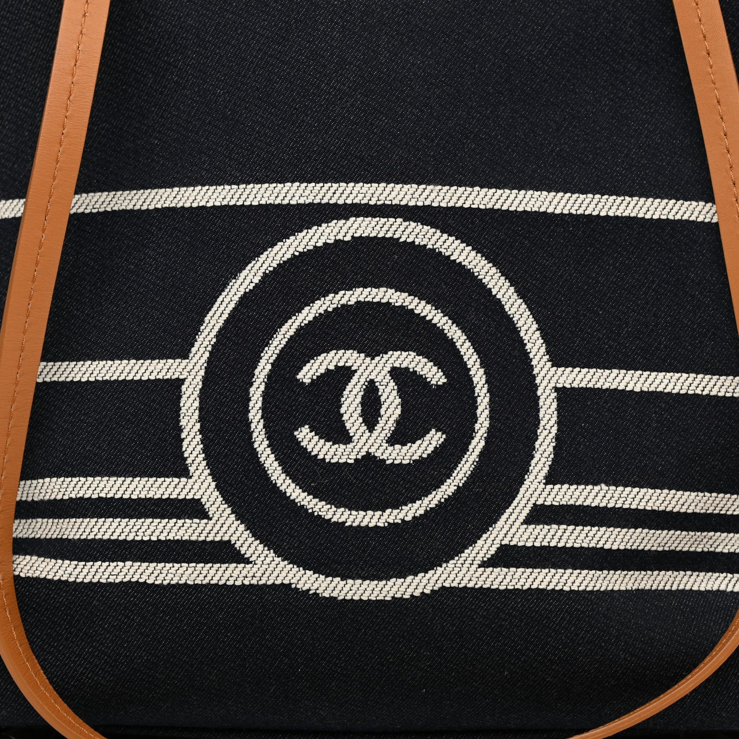 Denim Large Shopping Tote Blue