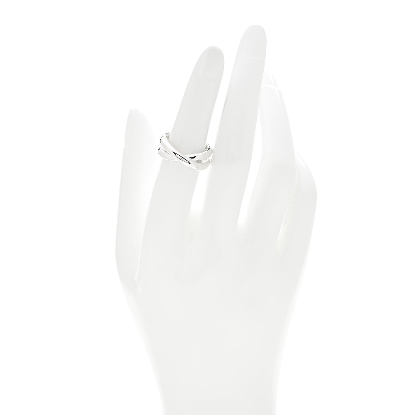 Sterling Silver Paloma Picasso Crossover Ring 50 5.5