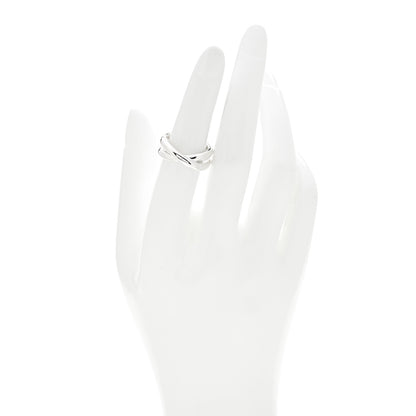 Tiffany Sterling Silver Paloma Picasso Crossover Ring 50 5.5 2 of 5