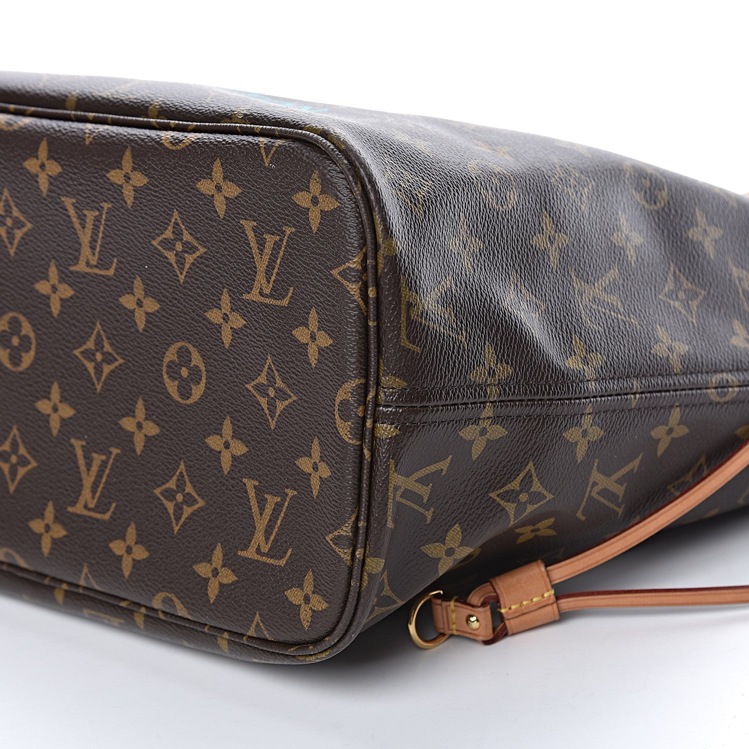 Louis Vuitton Monogram V Neverfull MM Turquoise 13 of 15