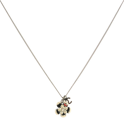 Chanel Camellia CC Ladybug Necklace 1 of 4
