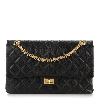 Chanel Aged Calfskin Quilted 2.55 Reissue 226 Flap Black 1 of 7