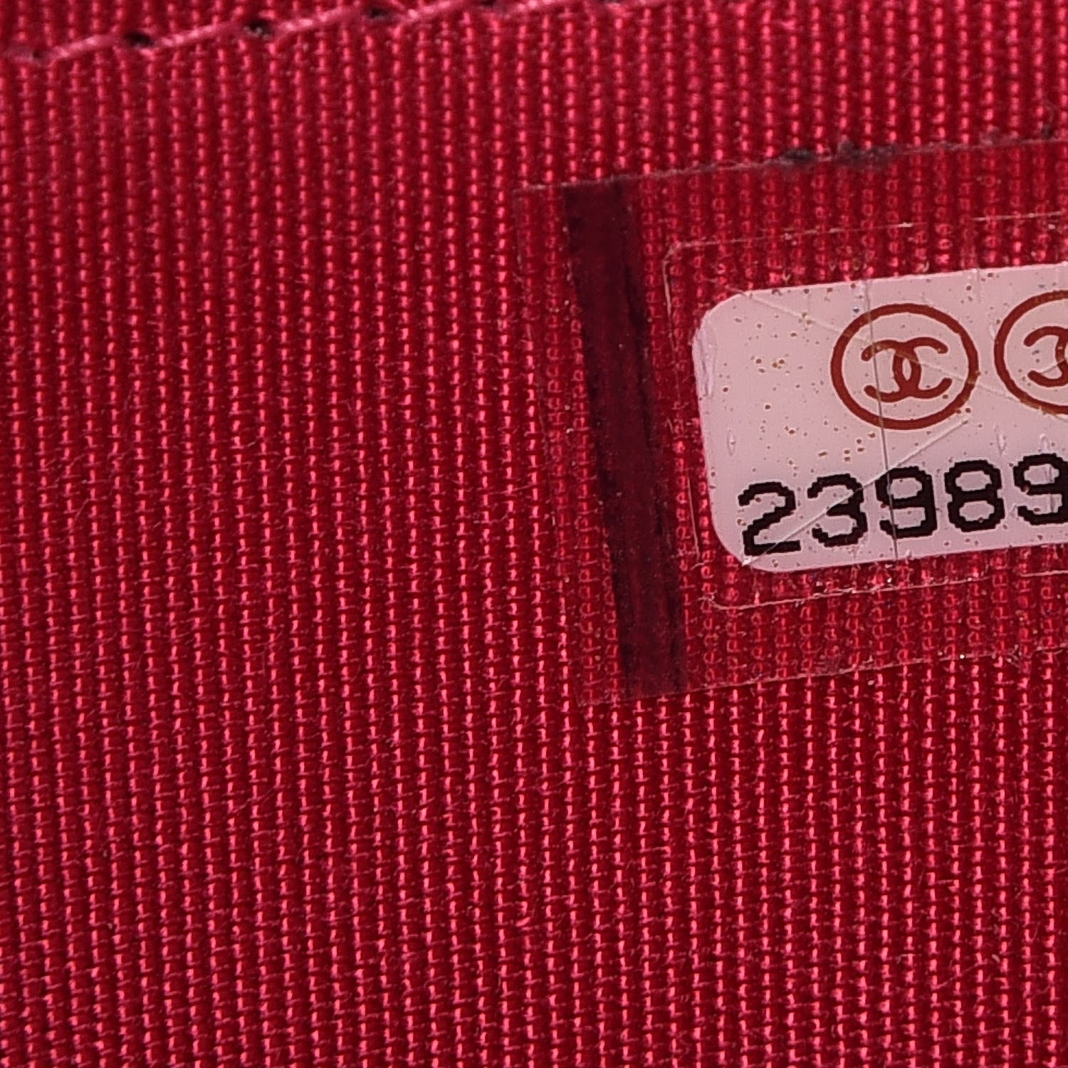 Chanel Caviar Quilted Small Boy Zip Around Wallet Fuchsia 8 of 8