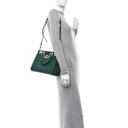Gucci Grainy Calfskin Small Zumi Top Handle Bag Vintage Green 2 of 10