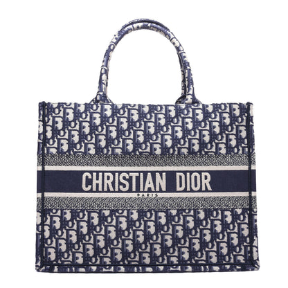 Christian Dior Oblique Medium Book Tote Blue Multicolor 1 of 12