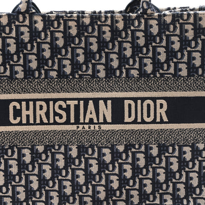 Christian Dior Oblique Medium Book Tote Blue Multicolor 8 of 11