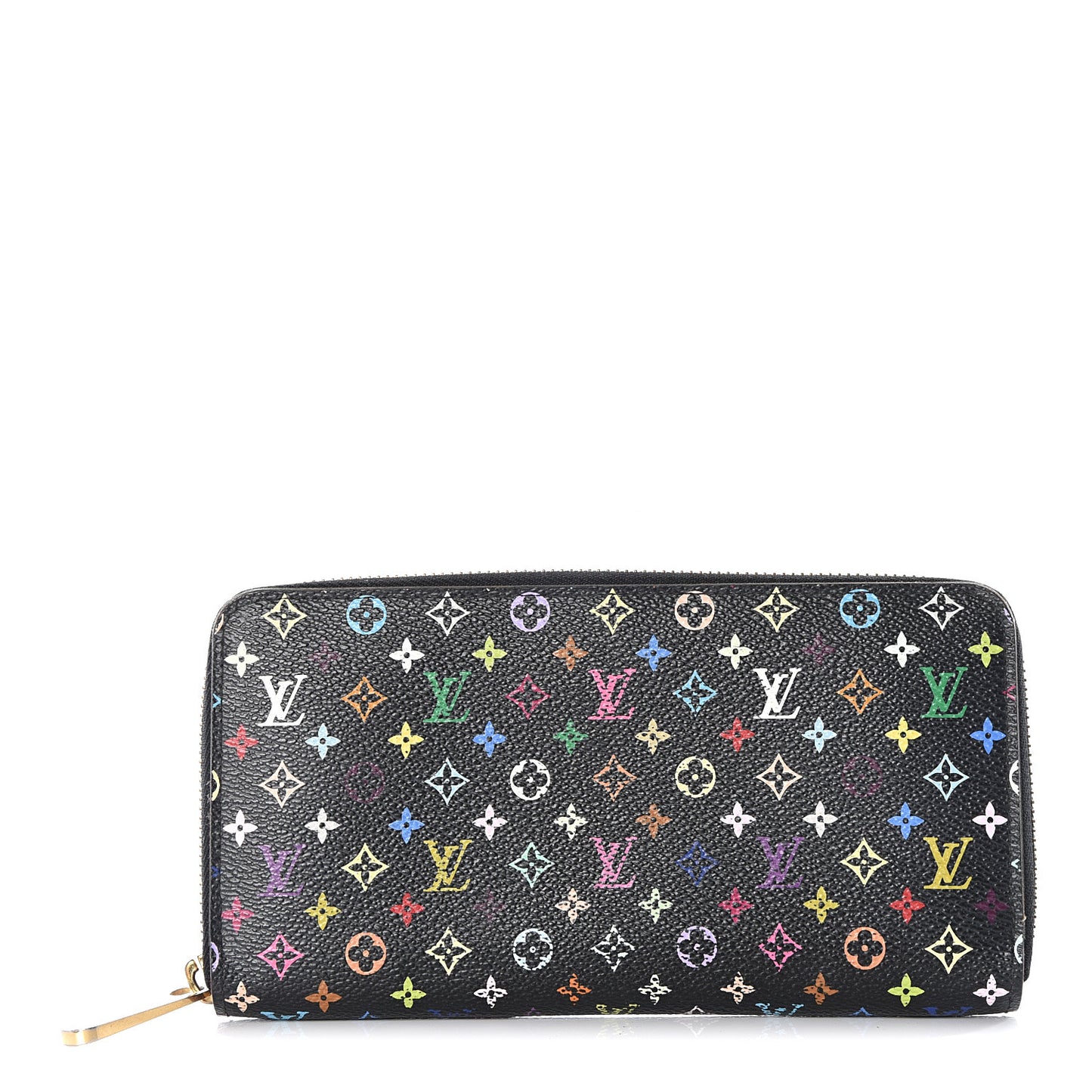 Monogram Multicolor Zippy Wallet Black Grenade