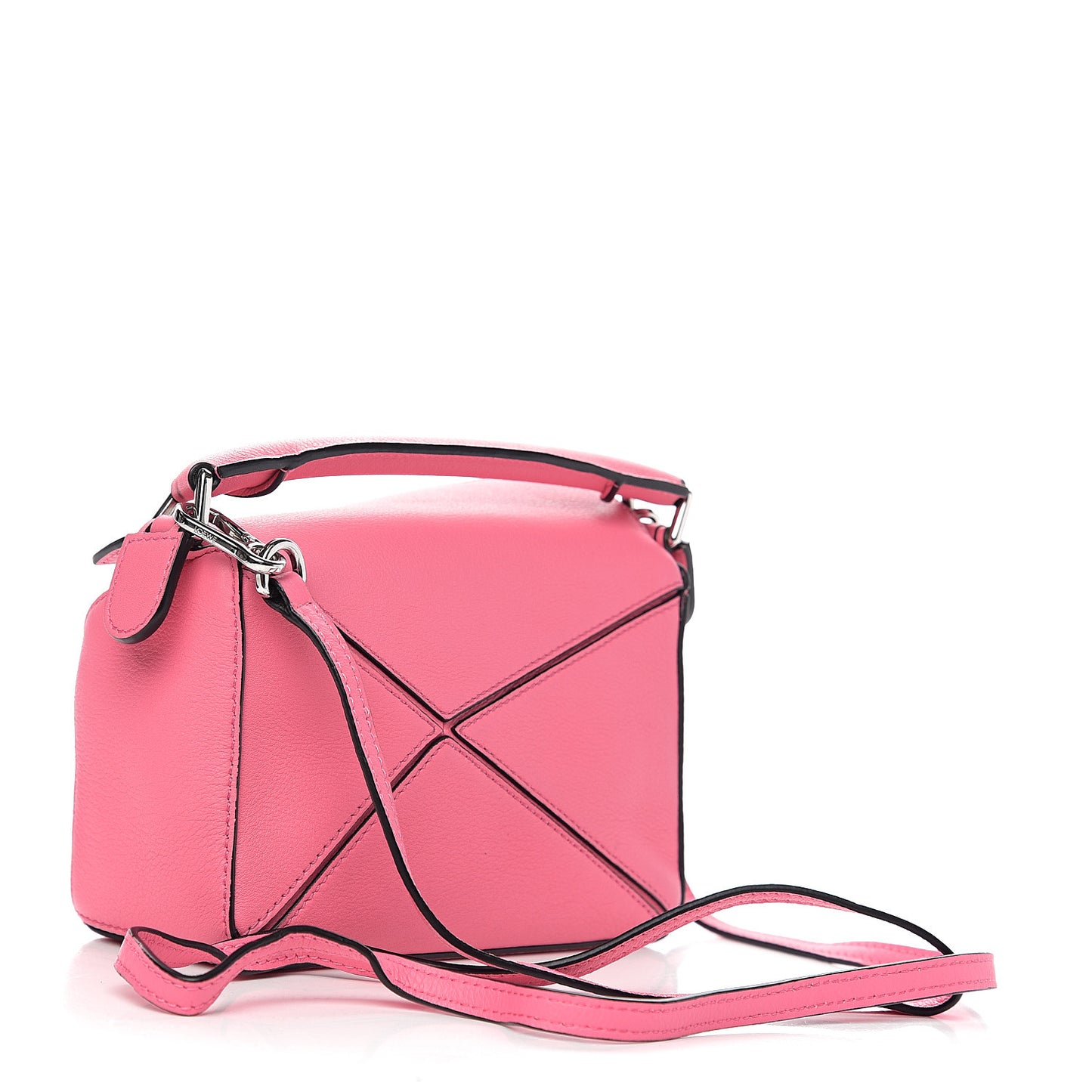 Calfskin Mini Puzzle Bag Wild Rose