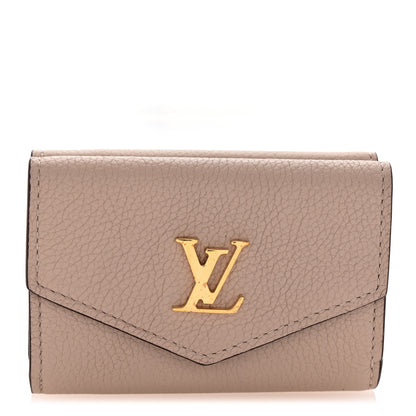 Louis Vuitton Calfskin Lockmini Wallet Greige 1 of 9