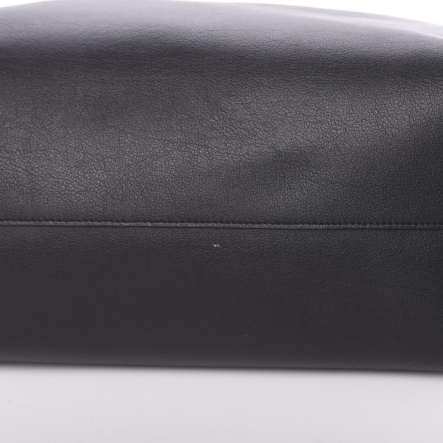 Calfskin Large Shopping Tote Black