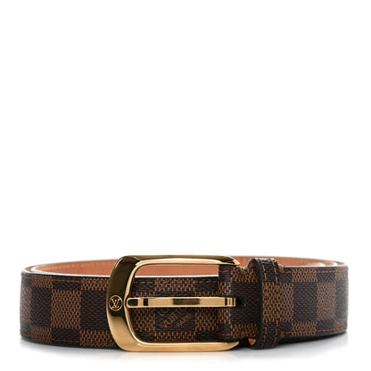 Louis Vuitton Damier Ebene 30mm Ellipse Belt 90 36 1 of 7