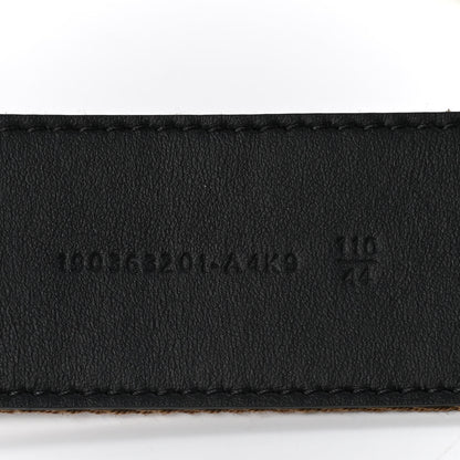 Fendi Ribbon Vitello Century FF 1974 Belt 110 44 Fango Moro 4 of 12