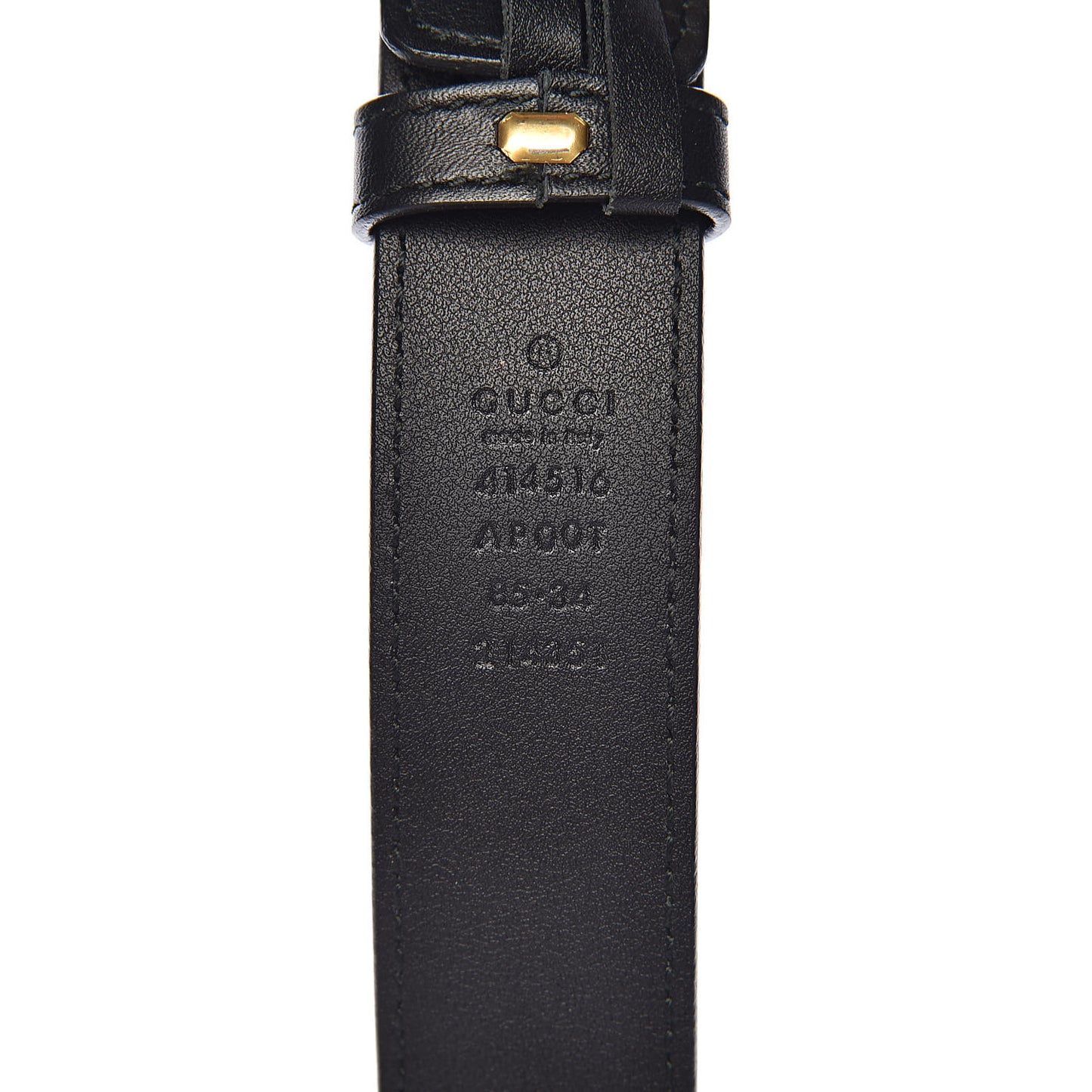 Calfskin Double G 30mm Belt 85 34 Black