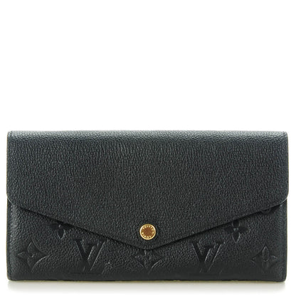 Louis Vuitton Empreinte Sarah Wallet NM Black 1 of 7