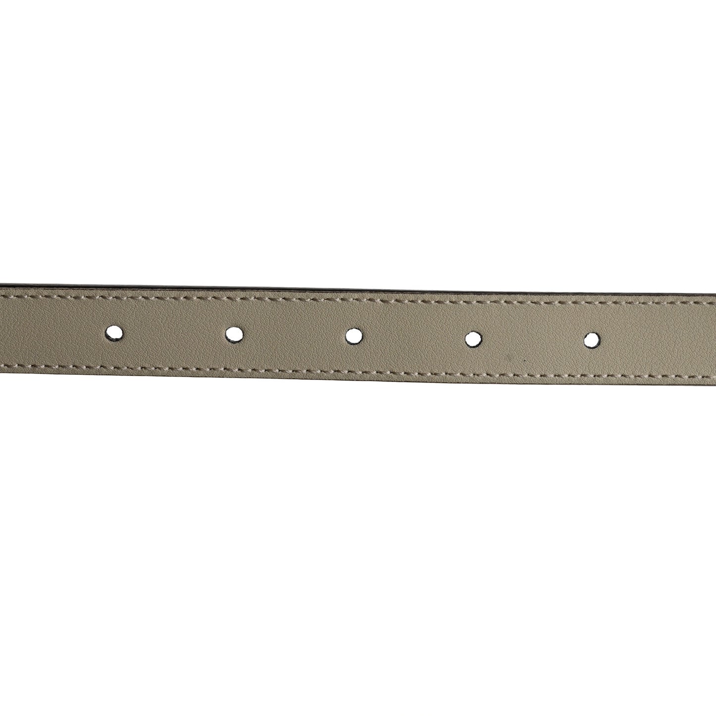 Plutone Calfskin Double G 20mm Belt 80 32 Mystic White