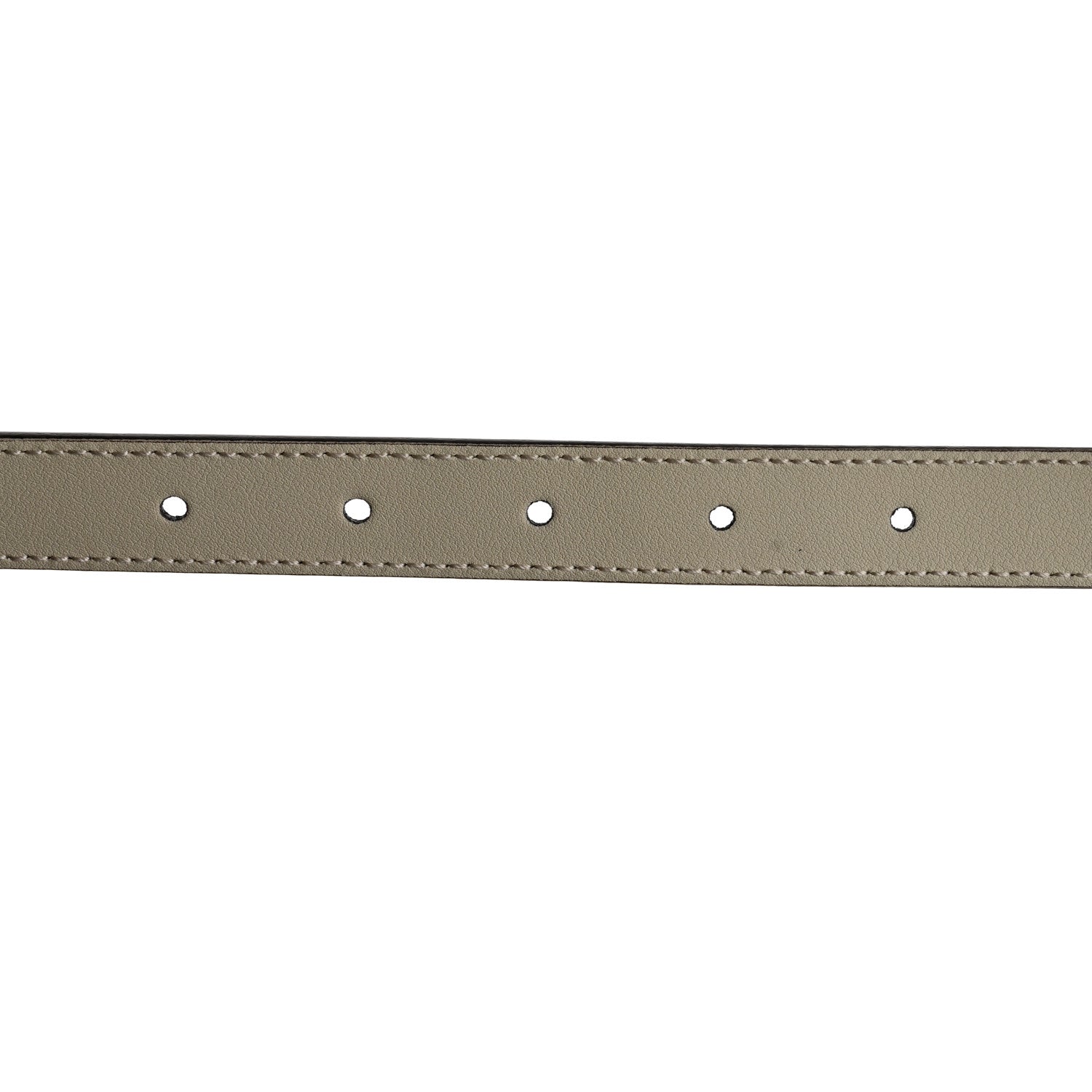 Gucci Plutone Calfskin Double G 20mm Belt 80 32 Mystic White 4 of 5