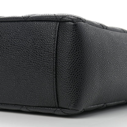 Chanel Caviar Quilted Petit Shopping Tote PST Black 10 of 12