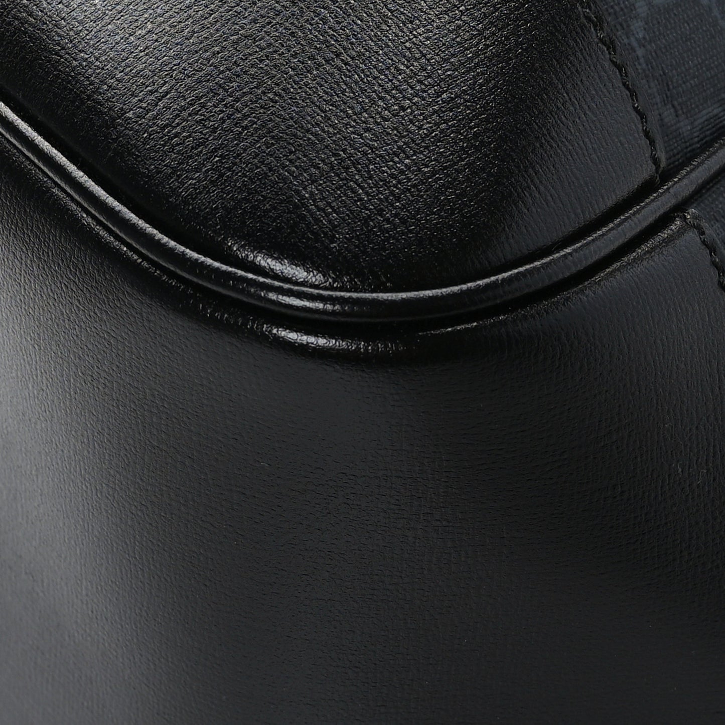 GG Supreme Monogram Azalea Calfskin Medium Retro Interlocking G Backpack Black