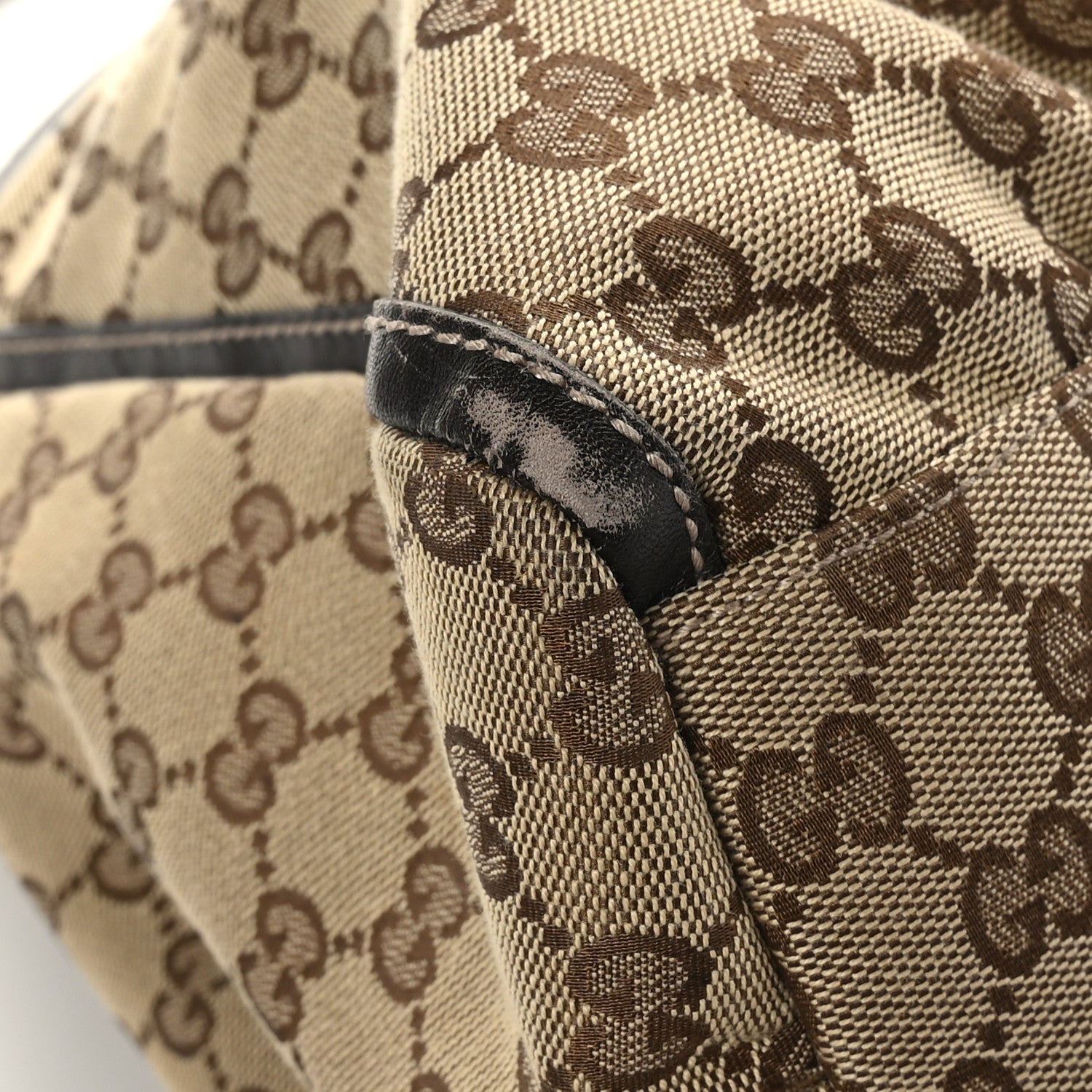 Gucci Monogram Large D Gold Hobo Dark Brown 11 of 13