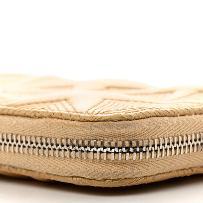 Chanel Metallic Lambskin Star Embossed Medium Zip Around Wallet Gold 10 of 12