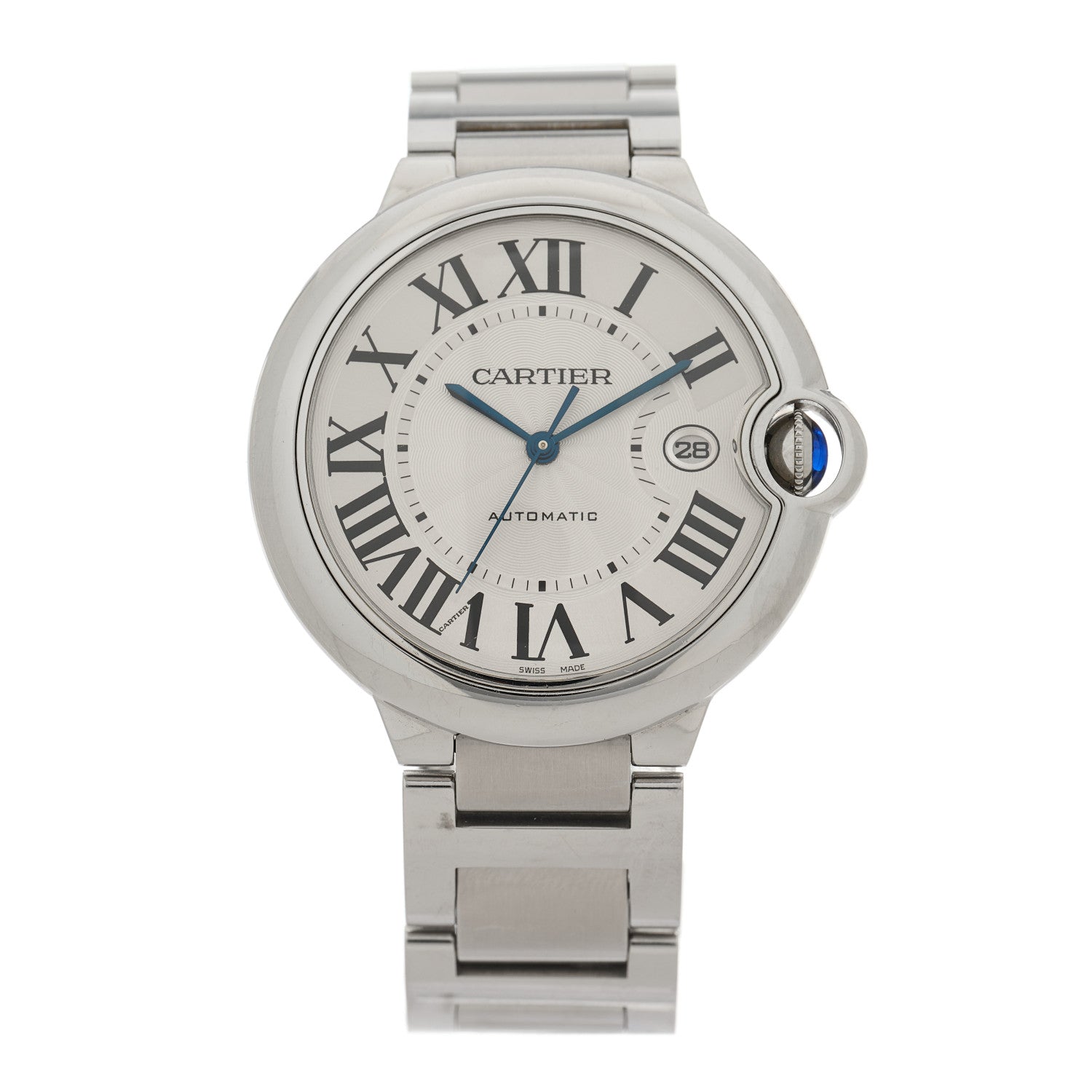 Cartier Stainless Steel 42mm Ballon Bleu De Cartier Automatic Watch 1 of 5