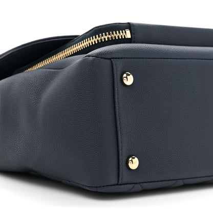 Chanel Caviar Quilted Large Business Affinity Flap Navy 10 of 12
