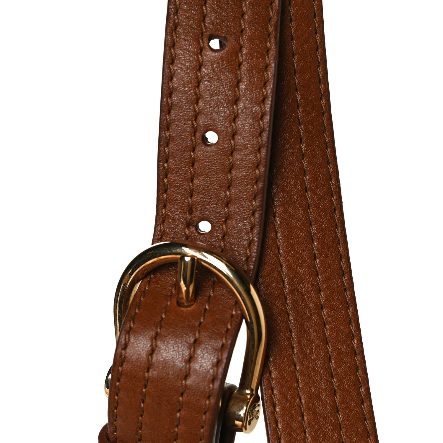 Burberry Grainy Calfskin Small Buckle Crossbody Brown 13 of 13