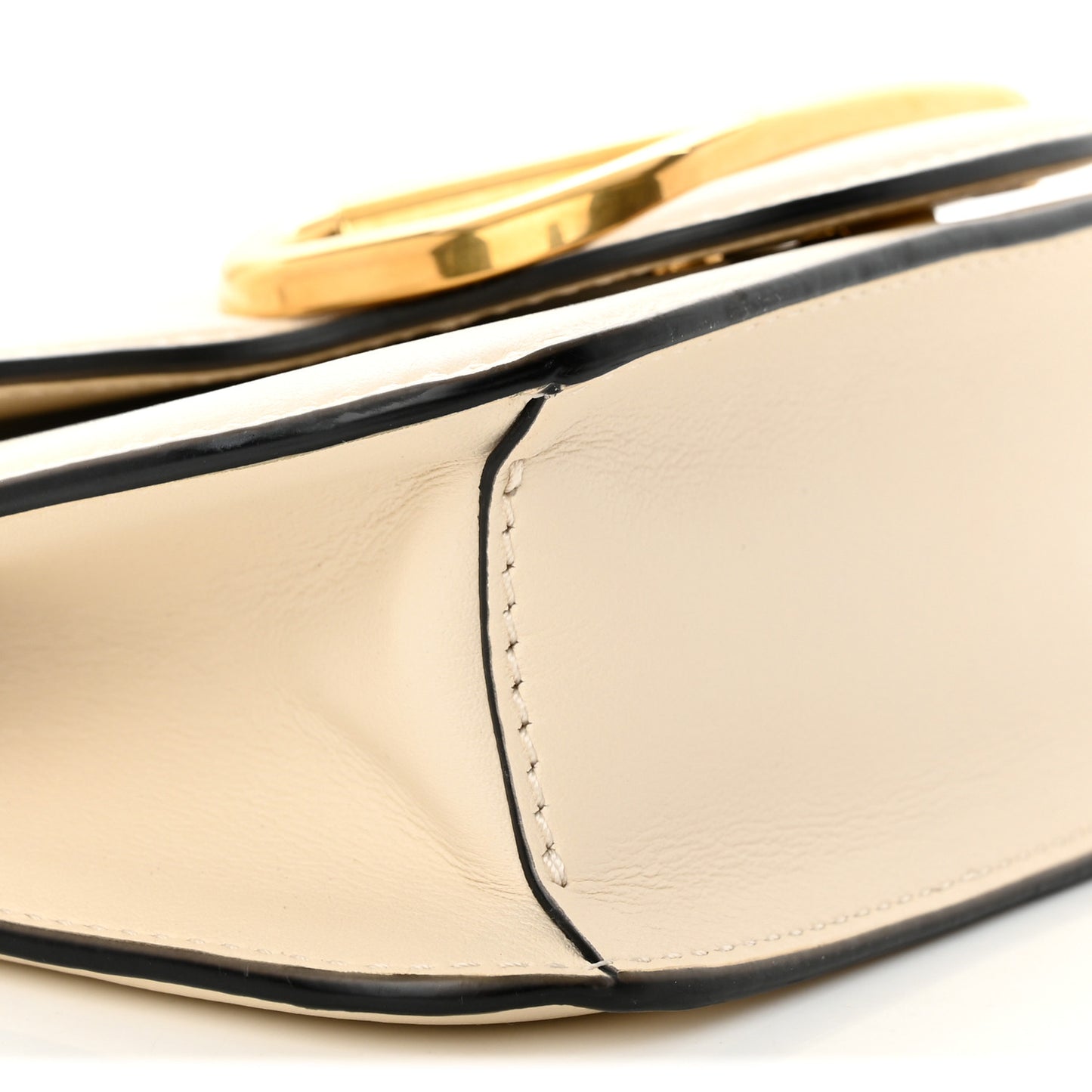 Calfskin Vlogo Small Loco Shoulder Bag Light Ivory