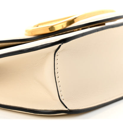 Valentino Garavani Calfskin Vlogo Small Loco Shoulder Bag Light Ivory 9 of 12
