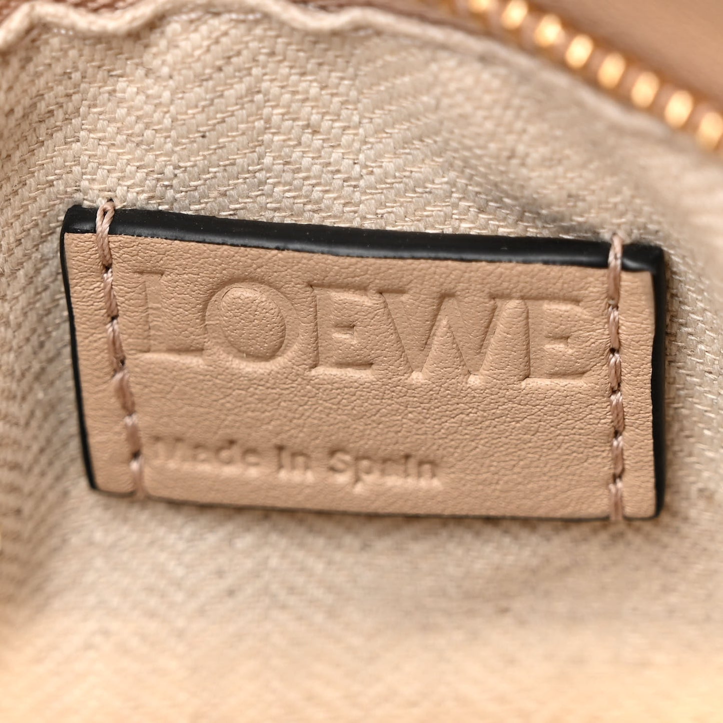 Calfskin Small Puzzle Bag Dusty Beige Soft White