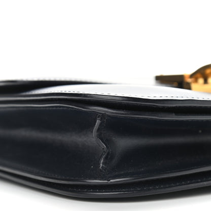 Celine Box Calfskin Medium Classic Box Flap Bag Navy 7 of 13