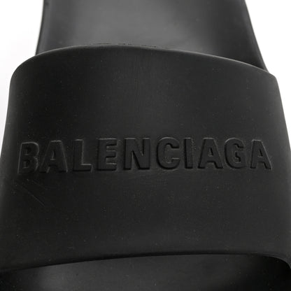 Balenciaga Rubber Chunky Platform Slide Sandals 35 Black 7 of 8