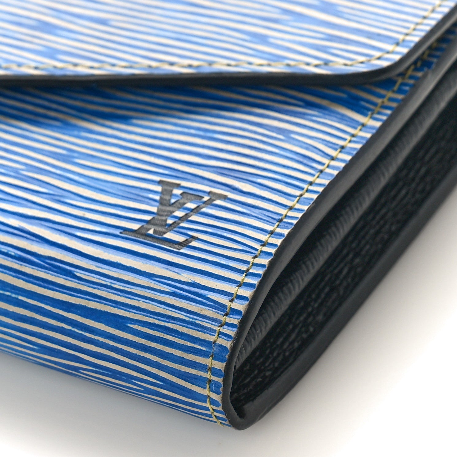 Louis Vuitton Epi Sarah Wallet NM Denim Light 8 of 9