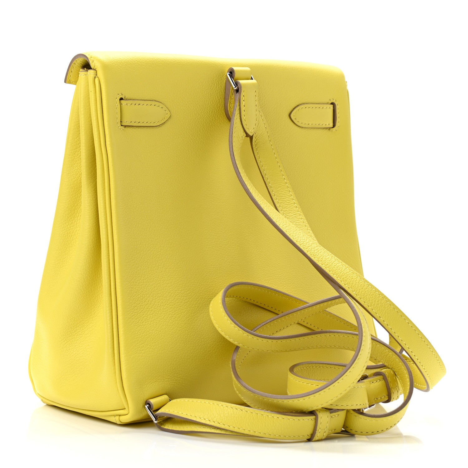 Hermes Evercolor Kelly Ado Backpack Lime 3 of 11